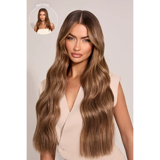 LullaBellz Professional 22" Invisible Tapes DARK | DARK BROWN