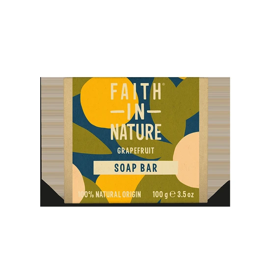 Faith in Nature Hand Made Organic Grapefruit Soap 100g