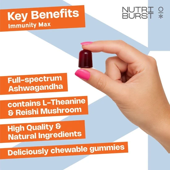 Nutriburst Immunity Max Vitamin Gummies 14 Gummies
