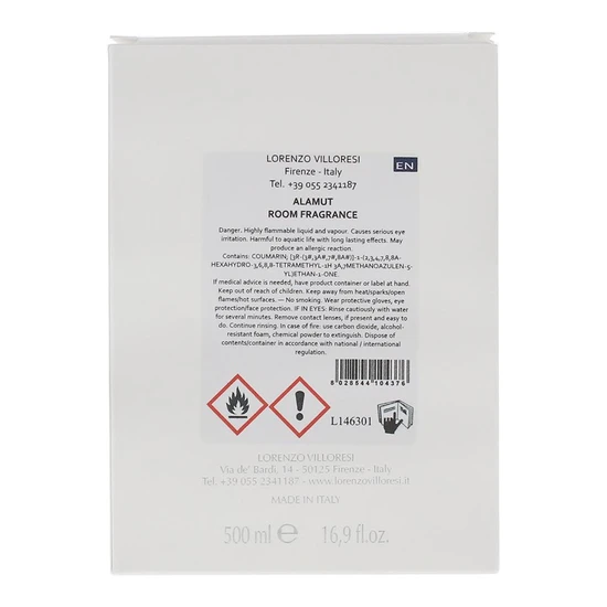 Lorenzo Villoresi Alamut Room Diffuser 500ml