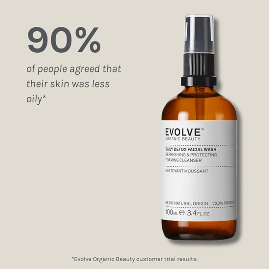 Evolve Beauty Daily Detox Facial Wash 30ml