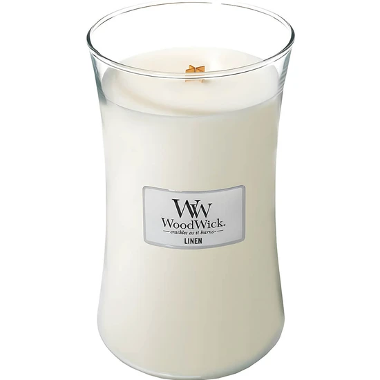 WoodWick Hourglass Scented Candle Linen