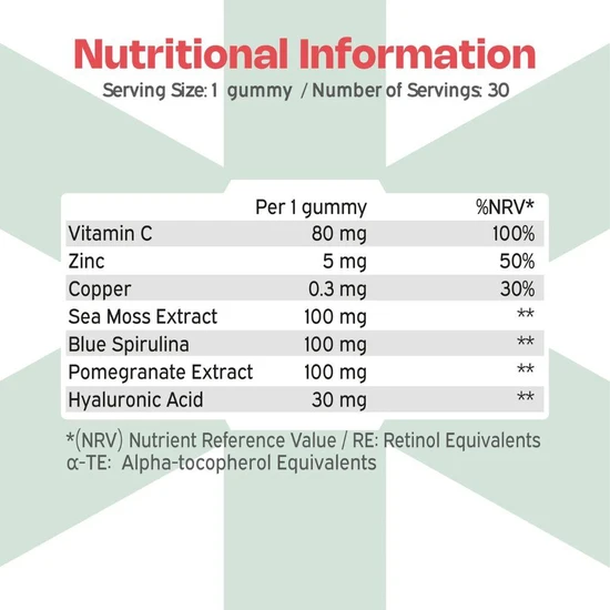 Nutriburst Skin Revive+ Antioxidant Protection Gummies 30 Gummies