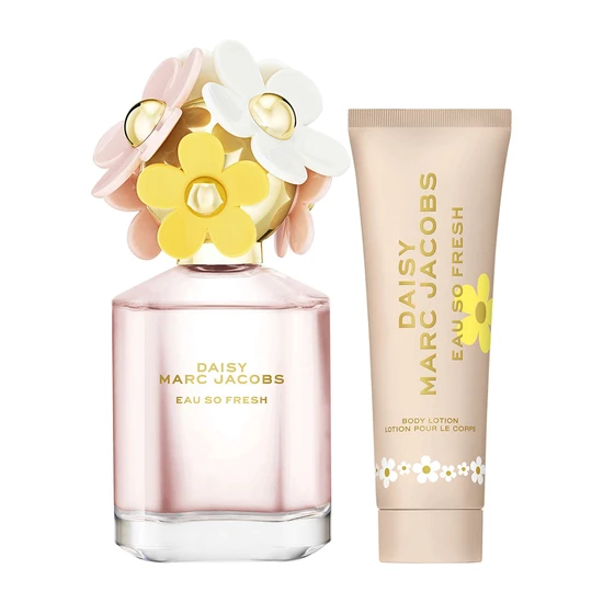 Marc Jacobs Daisy Eau So Fresh Eau De Toilette 75ml Gift Set 75ml & 75ml Body Lotion