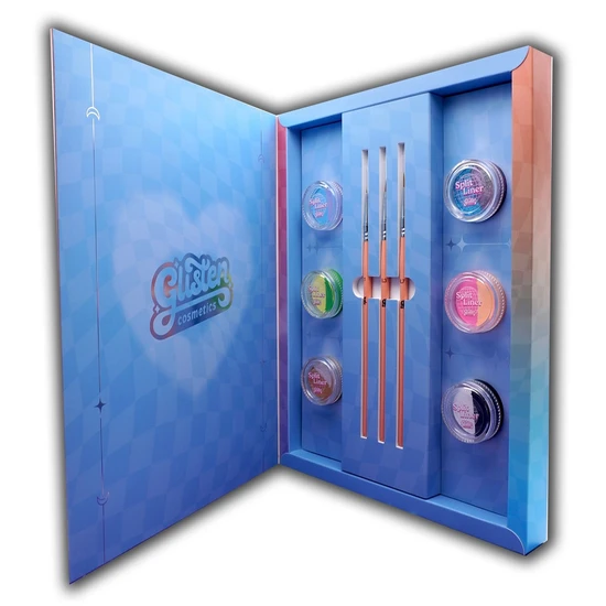 Glisten Cosmetics Rain's Glisten Edit Wet Liner & Brush Set