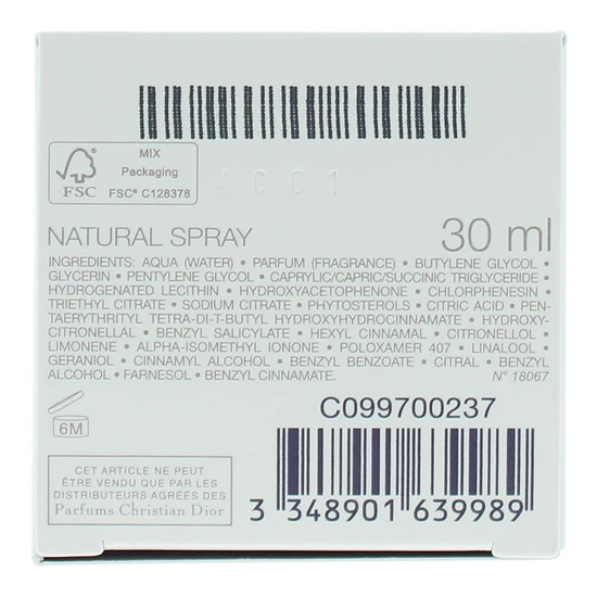 DIOR J'Adore Parfum D'Eau Eau De Parfum 30ml