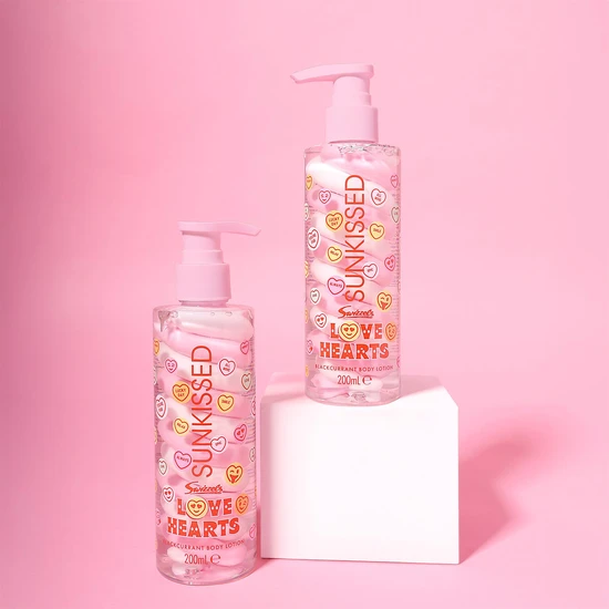 Sunkissed X Love Hearts Body Lotion 200ml