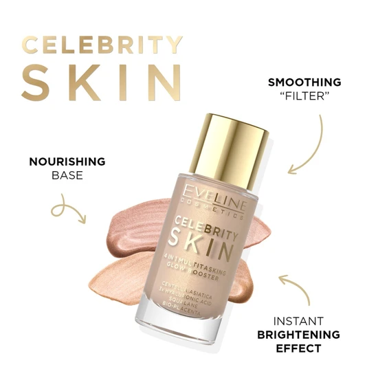 Eveline Celebrity Skin 4-in-1 Multitasking Glow Booster 02N Universal Tan