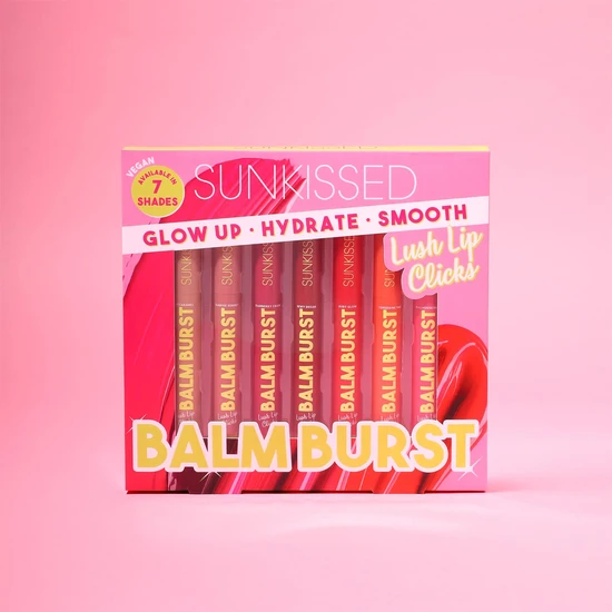 Sunkissed Balm Burst Lush Lip Clicks Gift Set 7 Pieces
