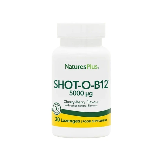 Nature's Plus Shot-O-B12 5000mcg Lozenges 30 Lozenges