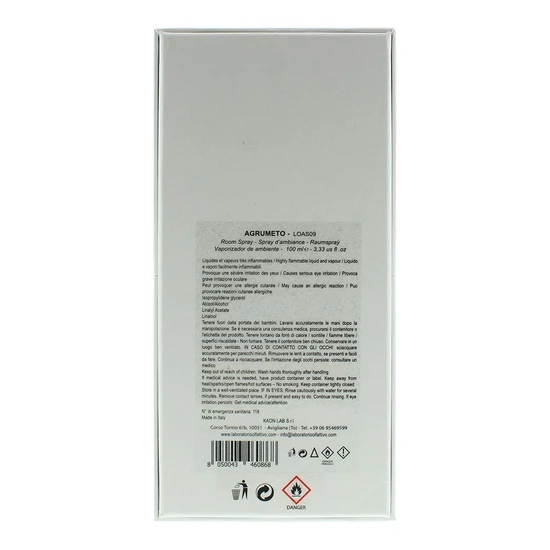 Laboratorio Olfattivo Agrumeto Room Spray 100ml