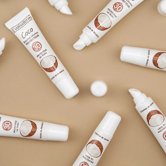 Evoluderm Protective Lip Balm SPF 30 Coconut 15ml