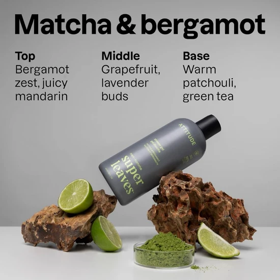 Attitude Super Leaves Men Shower Gel Matcha & Bergamot 415ml