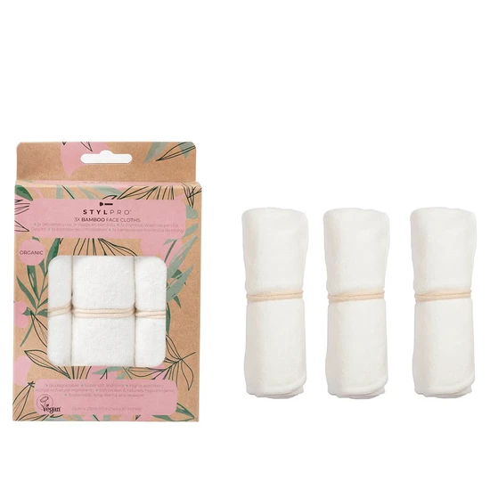 Stylpro Bamboo Face Cloths