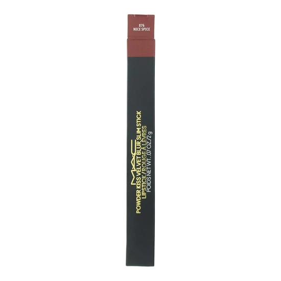 MAC Powder Kiss Velvet Blur Slim Lipstick 6 Nice Spice