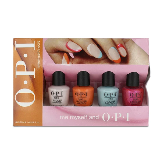 OPI Me Myself & OPI 4-Piece Nail Polish Set 3.75ml