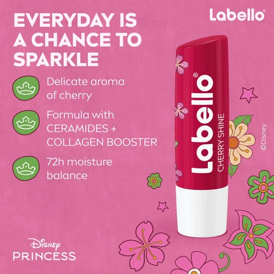 Labello Disney Princess Mulan Cherry Shine Lip Balm 4.8g