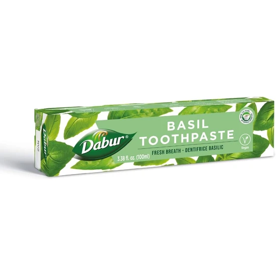Dabur Fresh Breath Organic Basil Toothpaste 100ml
