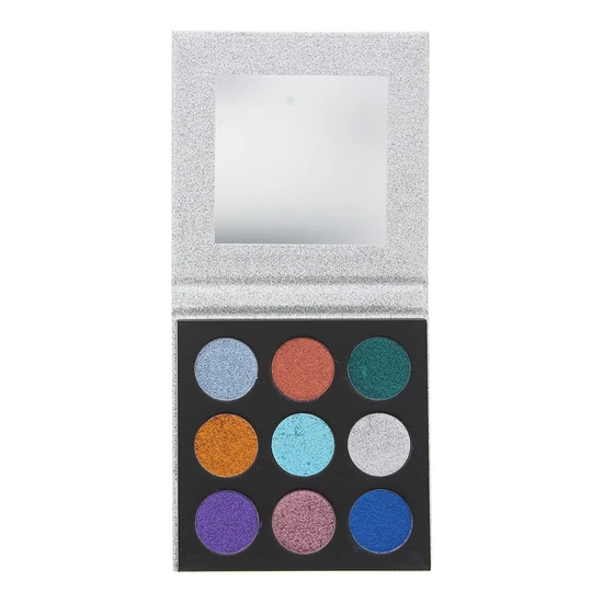 Revolution Pressed Glitter Eyeshadow Palette Illusion