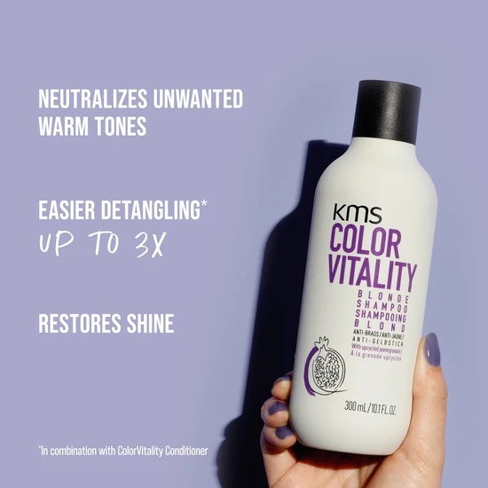 KMS Colour Vitality Blonde Shampoo 300ml