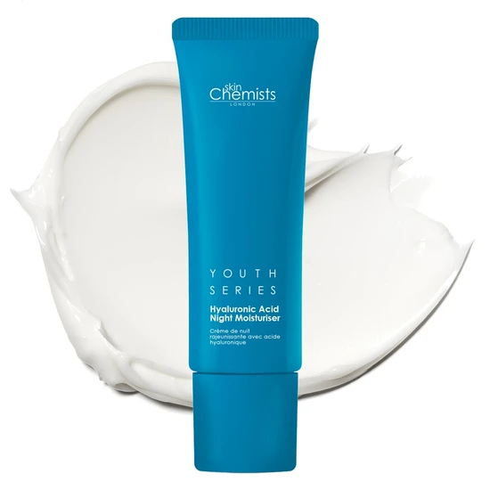 skinChemists 1% Hyaluronic Acid Night Moisturiser 2 x 50ml