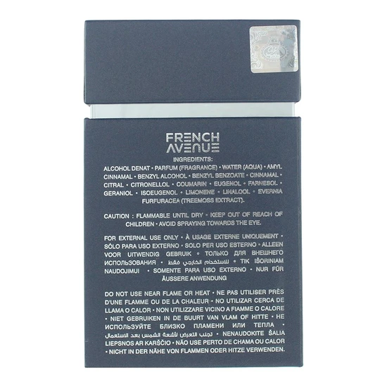 French Avenue Enigma Une Eau De Parfum 100ml