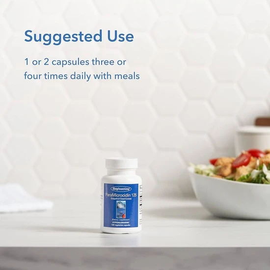 Allergy Research Group ParaMicrocidin 125mg Capsules 150 Capsules