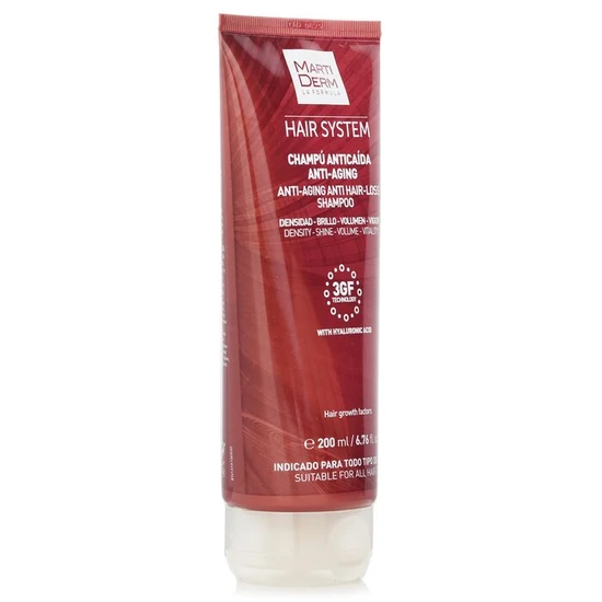 Martiderm Hair System 3GF Anti-Ageing Anti Hair-Loss Shampoo 200ml