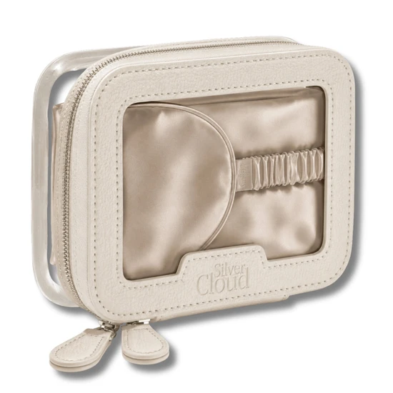 Silver Cloud Caramel Satin+ Beauty Sleep Gift Set Pillowcase, Sleep Mask & Scrunchies