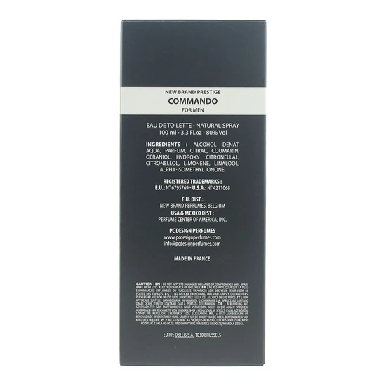 New Brand Prestige Commando Eau De Toilette 100ml