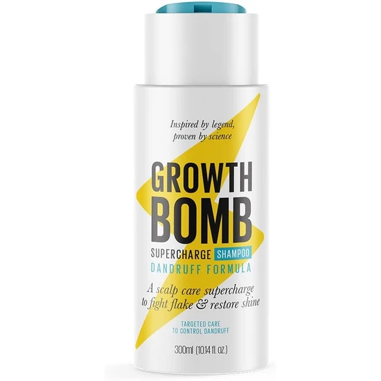 Growth Bomb Dandruff Formula Supercharge Shampoo 300ml