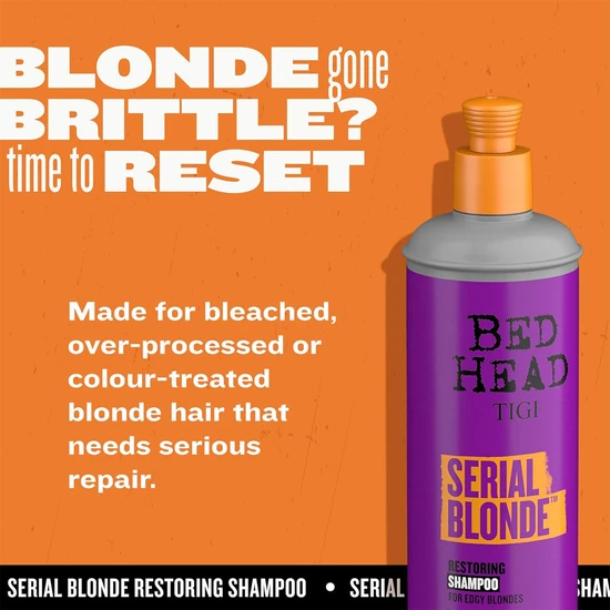 TIGI Bed Head Serial Blonde Restoring Shampoo 400ml