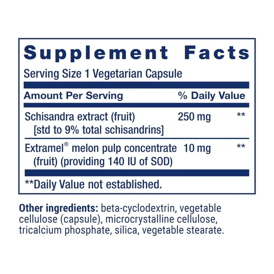 Life Extension Liver Efficiency Formula 30 Veg Caps