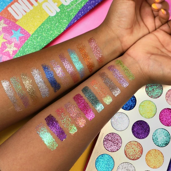RUDE COSMETICS United Shades Of Glitter Eyeshadow Palette