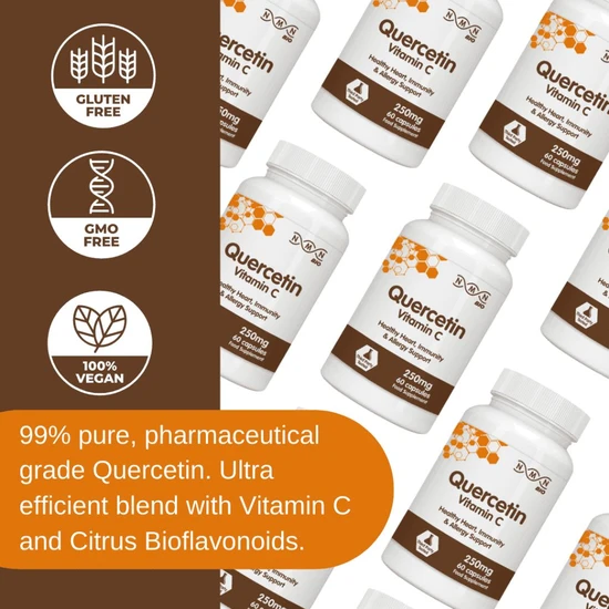 NMN Bio Quercetin 250mg With Vitamin C Capsules 60 Capsules