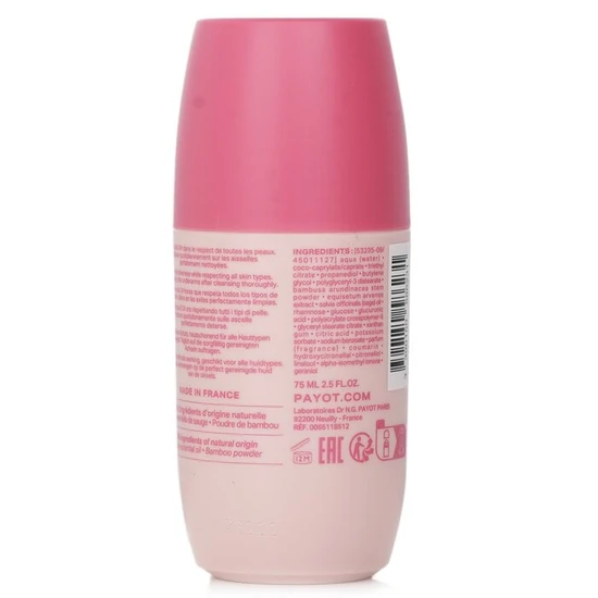 Payot Paris 24HR Freshness Roll-On Deodorant Alcohol Free 75ml