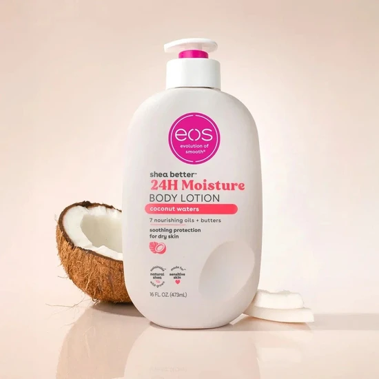 Eos Shea Better 24h Moisture Coconut Water Body Lotion 473ml