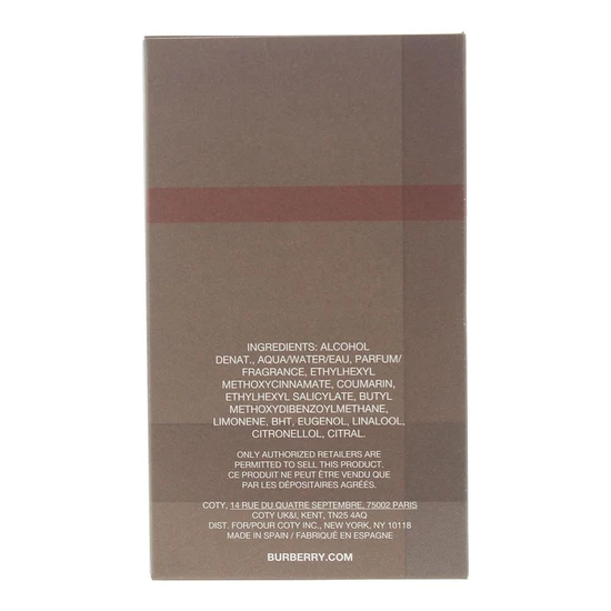 BURBERRY London For Men Eau De Toilette 50ml