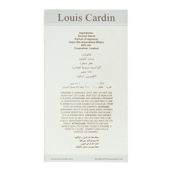 Louis Cardin Credible Homme Eau De Parfum 100ml