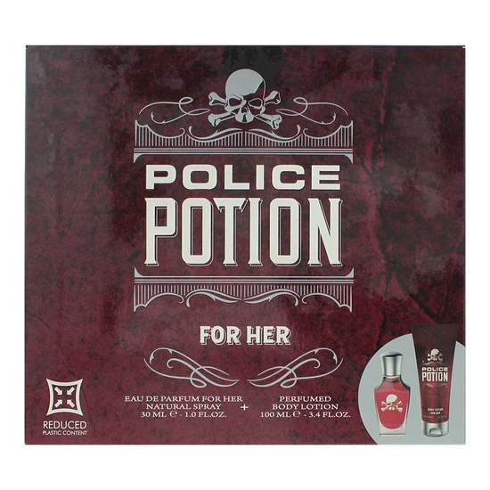 Police Potion For Her Gift Set 30ml Eau De Parfum + 100ml Body Lotion