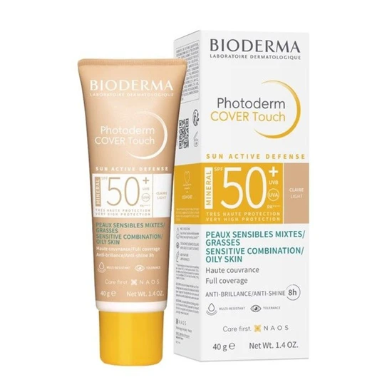 Bioderma Photoderm Cover Touch Mineral SPF 50+ Sunscreen Light
