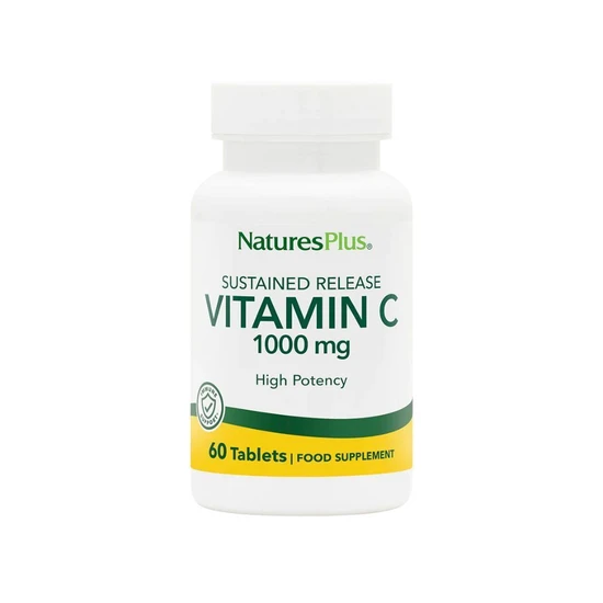 Nature's Plus Vitamin C 1000mg With Rose Hips Sustain Release Tablets 60 Tablets