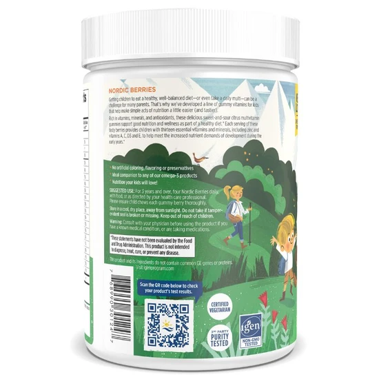 Nordic Naturals Nordic Berries Multivitamin Original Flavour Gummies 200 Gummies