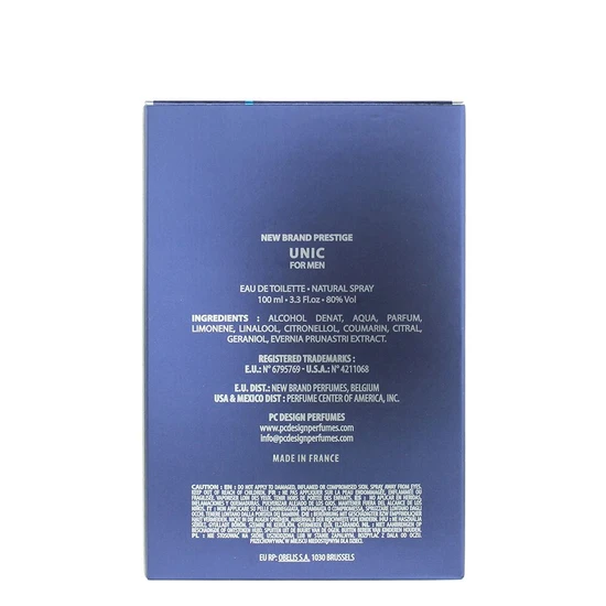 New Brand Unic Eau De Toilette 100ml