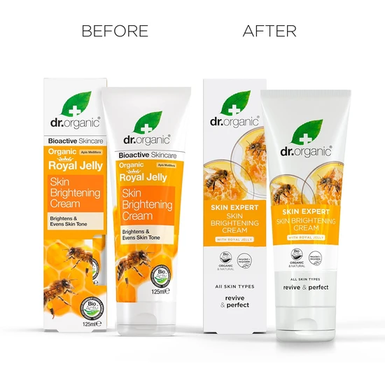 Dr. Organic Bioactive Skin Care Organic Royal Jelly Skin Brightening Cream 125ml