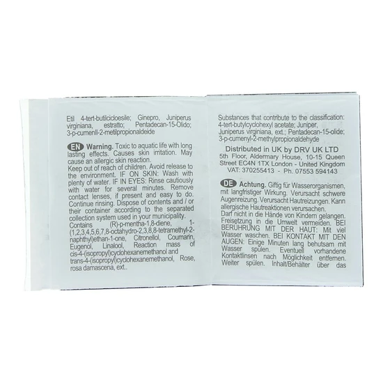 Dr. Vranjes Firenze Rosa Tabacco Refill Car Diffuser