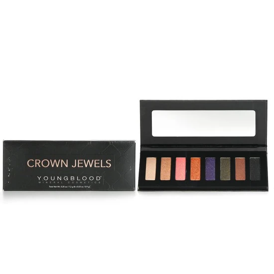 Youngblood Mineral Cosmetics 8 Well Eyeshadow Palette Crown Jewels