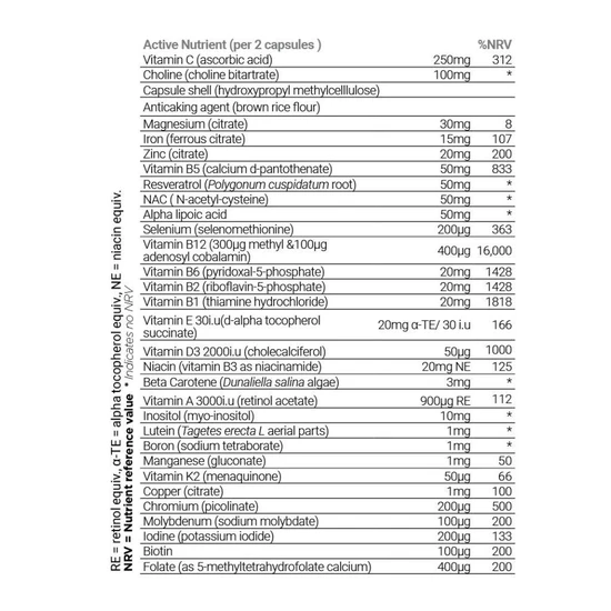 Cytoplan Advanced Multi Capsules 60 Capsules