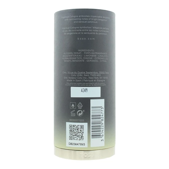 Hugo Boss The Collection Eau De Parfum Vigorous Cologne 100ml