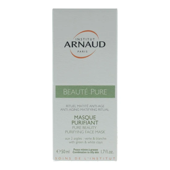 Institut Arnaud Pure Beauty Purifying Face Mask With Green & White Clays 50ml